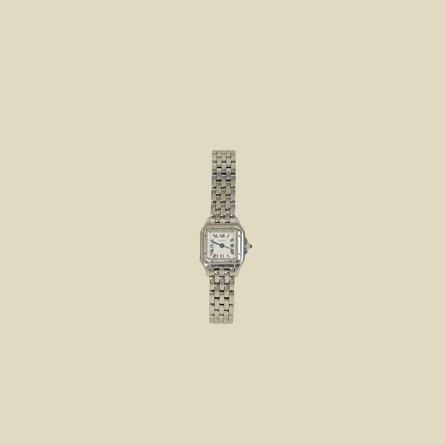 Cartier Stainless Steel Panthere De Cartier Mini Quartz Watch