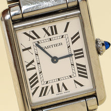 Cartier Stainless Steel Tank Must de Cartier Large Model Quartz Watch