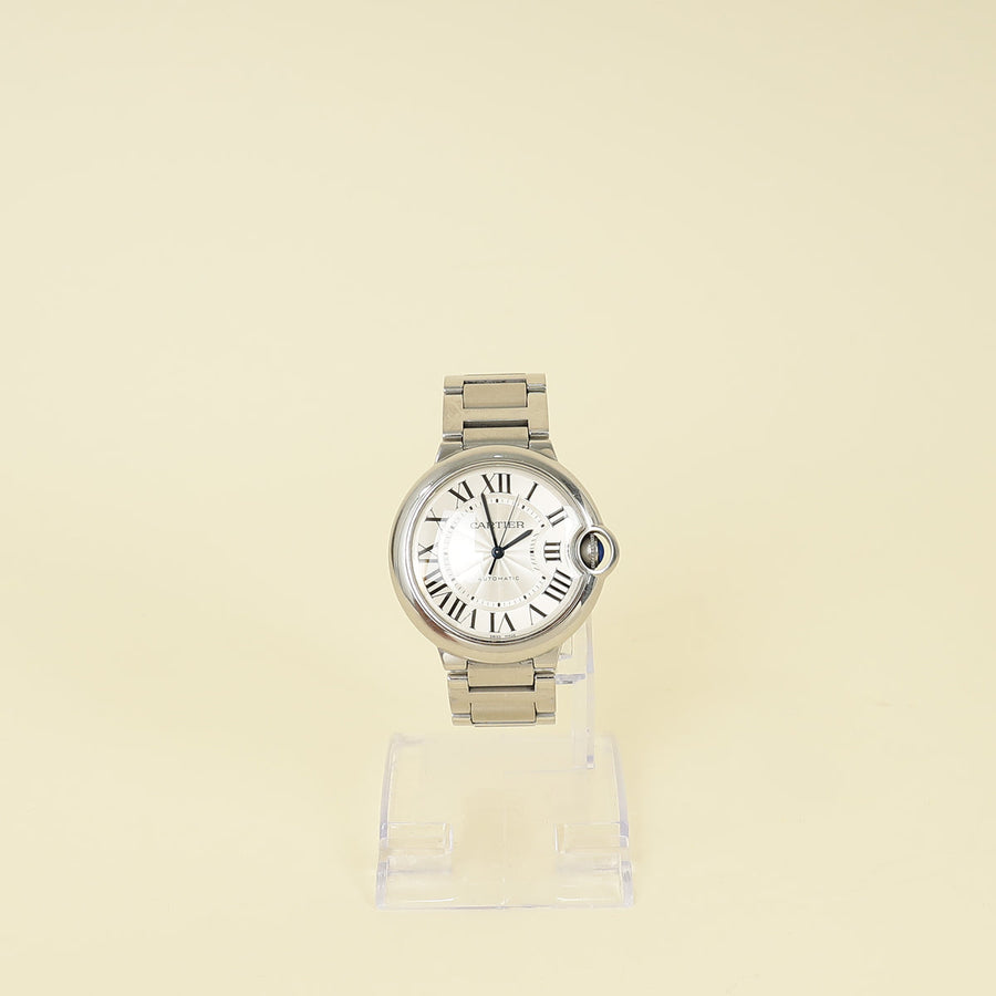 Cartier Stainless Steel Ballon Bleu de Cartier Automatic 33mm Watch