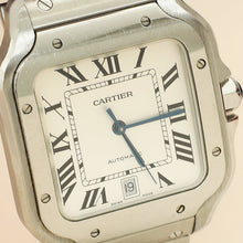 Cartier Stainless Steel Santos De Cartier Medium Model Automatic 35.1 mm Watch