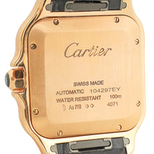 Cartier Rose Gold Santos De Cartier Large Model 39.8mm Automatic Watch