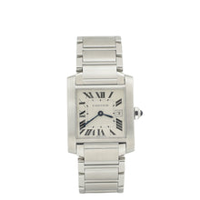 Cartier Stainless Steel Tank Francaise Small Model Quartz 25 mm Watch