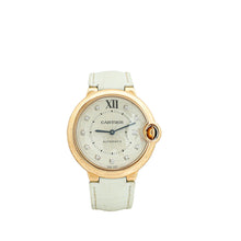 Cartier 18K Rose Gold Diamond Ballon Bleu De Cartier Automatic 36mm Watch