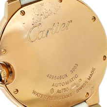 Cartier 18K Rose Gold Diamond Ballon Bleu De Cartier Automatic 36mm Watch