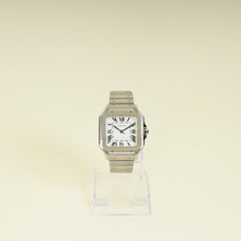 Cartier Stainless Steel Santos De Cartier Medium Model Automatic Movement Watch