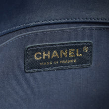 Chanel Navy Blue Le Boy Medium Flap Bag