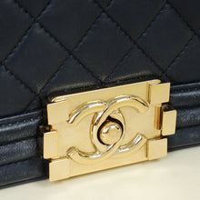 Chanel Navy Blue Le Boy Medium Flap Bag