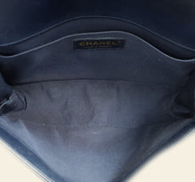 Chanel Navy Blue Le Boy Medium Flap Bag