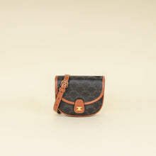 Celine Brown Triomphe Mini Besace Bag