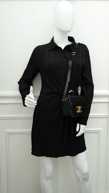 Celine Black Triomphe Teen Shoulder Bag