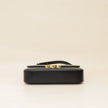 Celine Black Triomphe Shiny Shoulder Bag