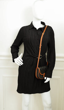 Celine Bicolor Mini Besace in Triomphe Crossbody Bag