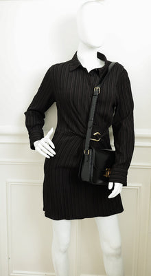 Celine Black Classique Triomphe Bag