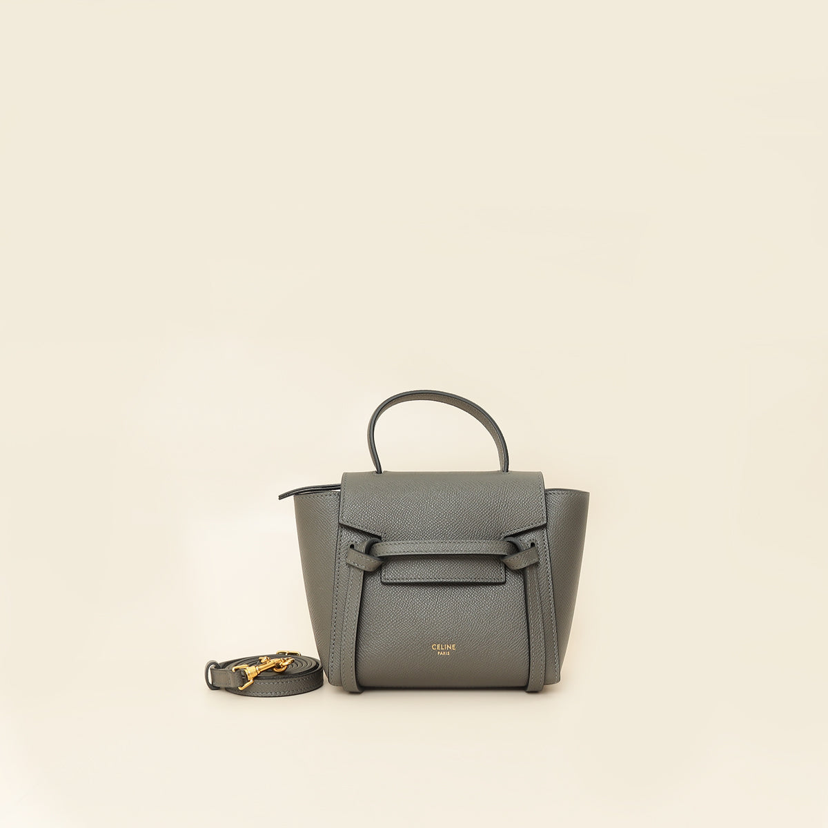 Celine Dark Grey Pico Belt Bag