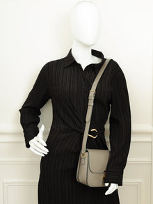 Celine Gray Classique Triomphe Shoulder Bag