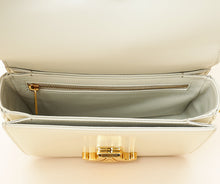 Celine White Teen Triomphe Bag