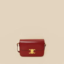 Celine Red Classique Triomphe Shoulder Bag