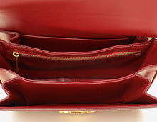 Celine Red Classique Triomphe Shoulder Bag