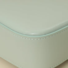 Celine Soft Blue Claude Triomphe Shiny Shoulder Bag