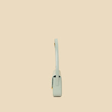 Celine Soft Blue Claude Triomphe Shiny Shoulder Bag