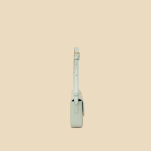Celine Soft Blue Claude Triomphe Shiny Shoulder Bag