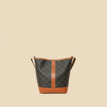Celine Tricolor Triomphe Bucket Bag