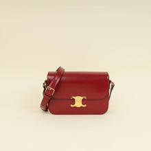 Celine Burgundy Classique Triomphe Bag