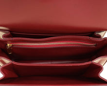 Celine Burgundy Classique Triomphe Bag