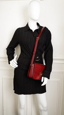 Celine Burgundy Classique Triomphe Bag
