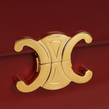 Celine Burgundy Classique Triomphe Bag