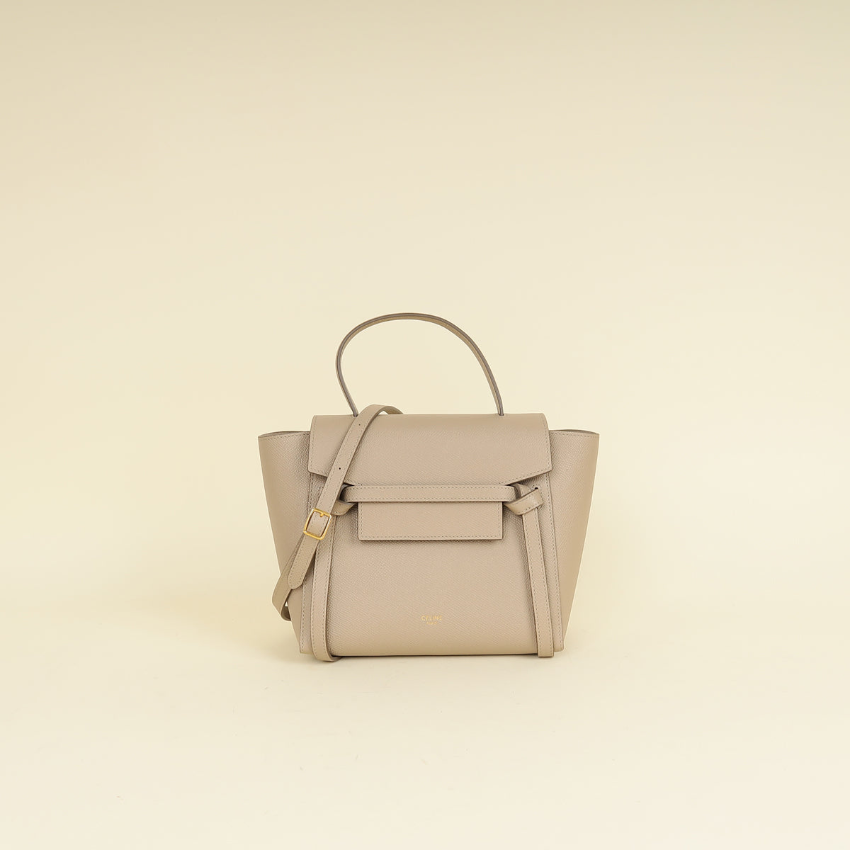Celine Taupe Nano Belt Bag