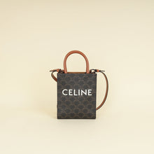 Celine Tricolor Triomphe Mini Vertical Cabas Bag