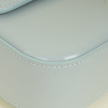 Celine Soft Blue Claude Triomphe Shiny Shoulder Bag