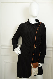 Celine Bicolor Triomphe Phone With Flap Pouch