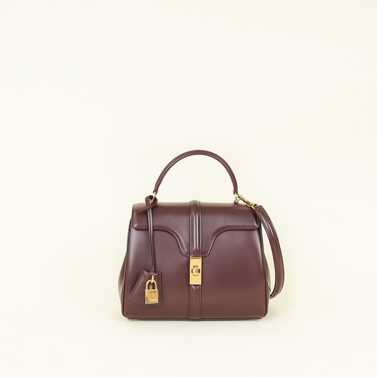 Celine Bordeaux Classique 16 Small Bag