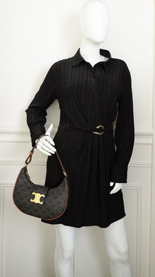 Celine Bicolor Ava Triomphe Hobo Medium Bag