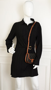 Celine Bicolor Mini Besace in Triomphe Crossbody Bag