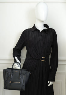 Celine Black Nano Luggage Bag