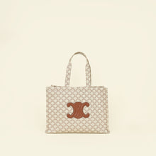 Celine Bicolor Triomphe Cabas Thais Tote Bag