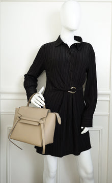 Celine Taupe Micro Belt Bag