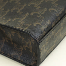 Celine Tricolor Triomphe Mini Vertical Cabas