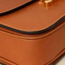 Celine Tan Classique Triomphe Natural Flap Bag