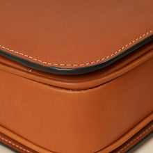 Celine Tan Classique Triomphe Natural Flap Bag