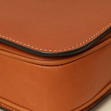 Celine Tan Classique Triomphe Natural Flap Bag