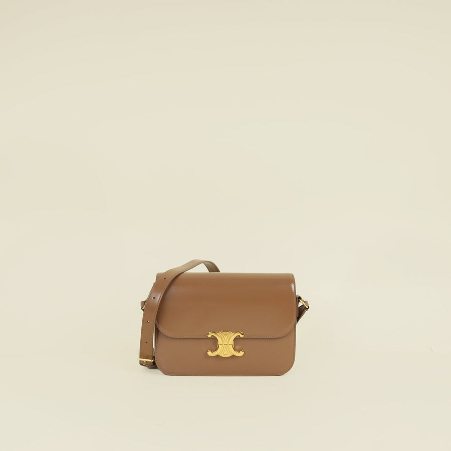 Celine Brown Classique Triomphe Bag