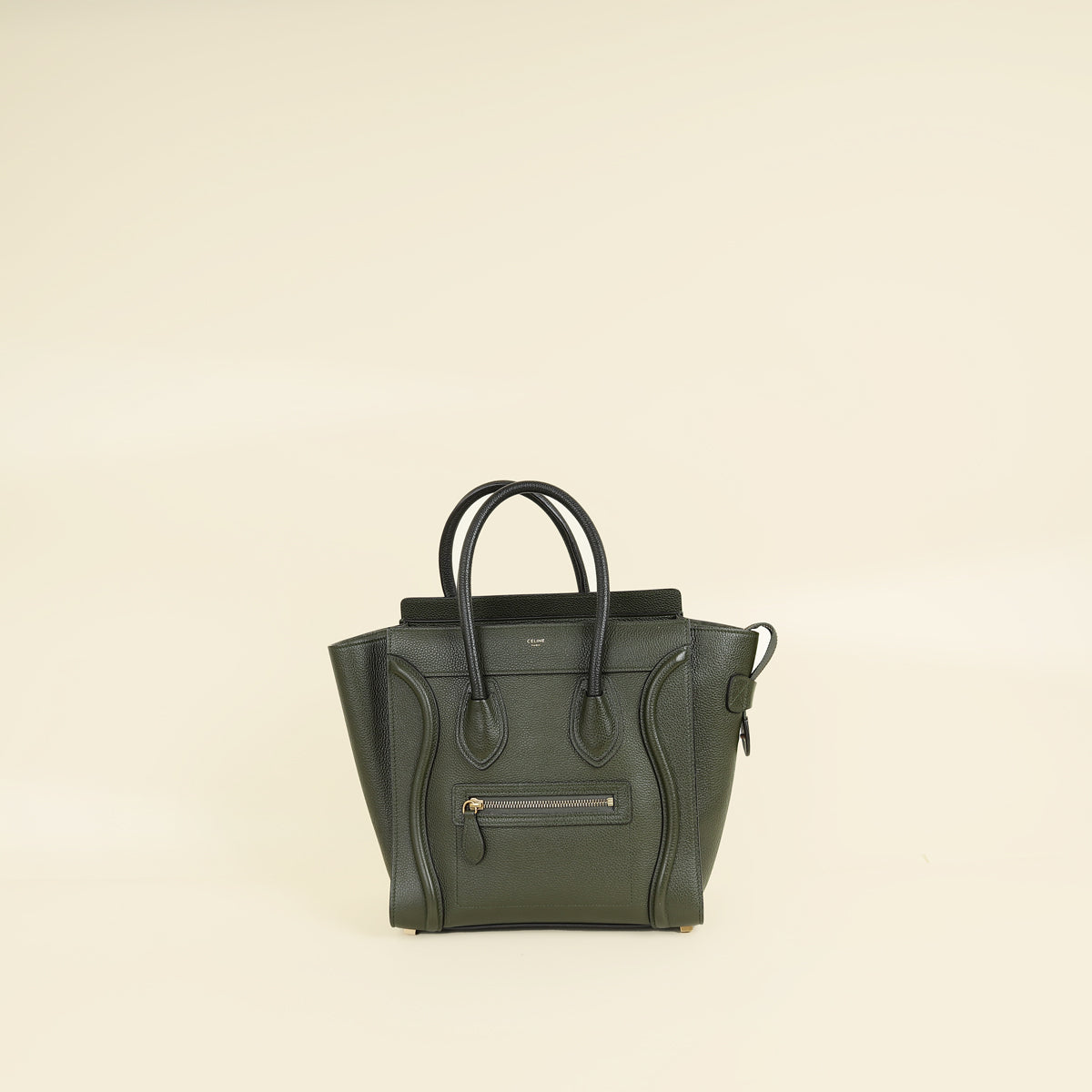 Celine Bicolor Micro Luggage Bag