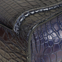 Celine Blue Crocodile Nano Luggage Bag