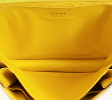 Celine Yellow Python Box Medium Shoulder Bag