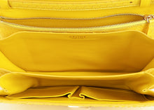 Celine Yellow Python Box Medium Shoulder Bag