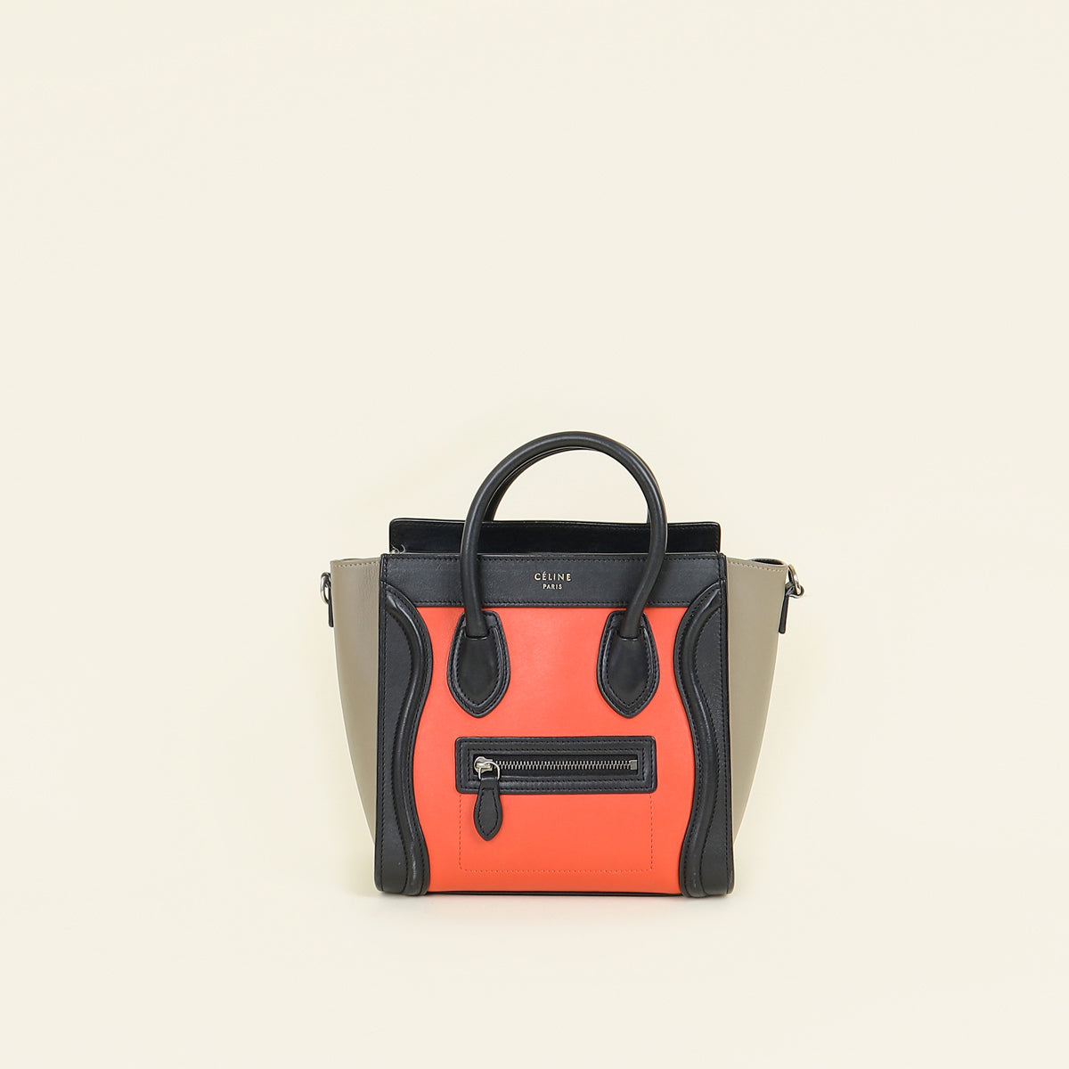 Celine Tricolor Nano Luggage Bag